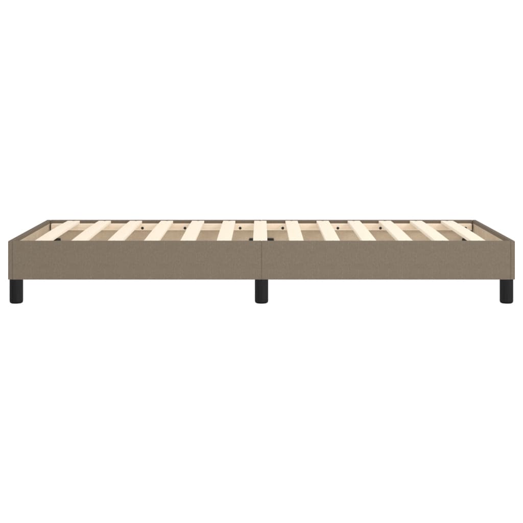 vidaXL Σκελετός Κρεβατιού Χωρίς Στρώμα Taupe 100 x 200 εκ. Υφασμάτινο