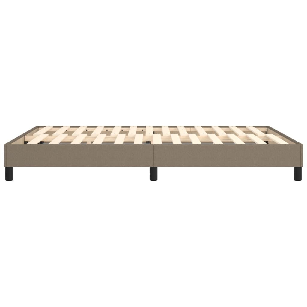 vidaXL Σκελετός Κρεβατιού Χωρίς Στρώμα Taupe 140x200 εκ. Υφασμάτινο