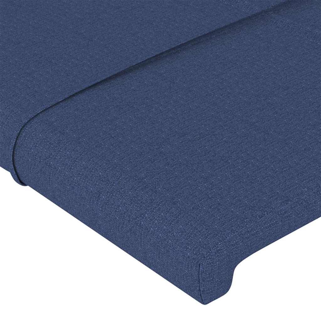 vidaXL Κεφαλάρι με Πτερύγια Μπλε 93 x 23 x 118/128 εκ. Υφασμάτινο