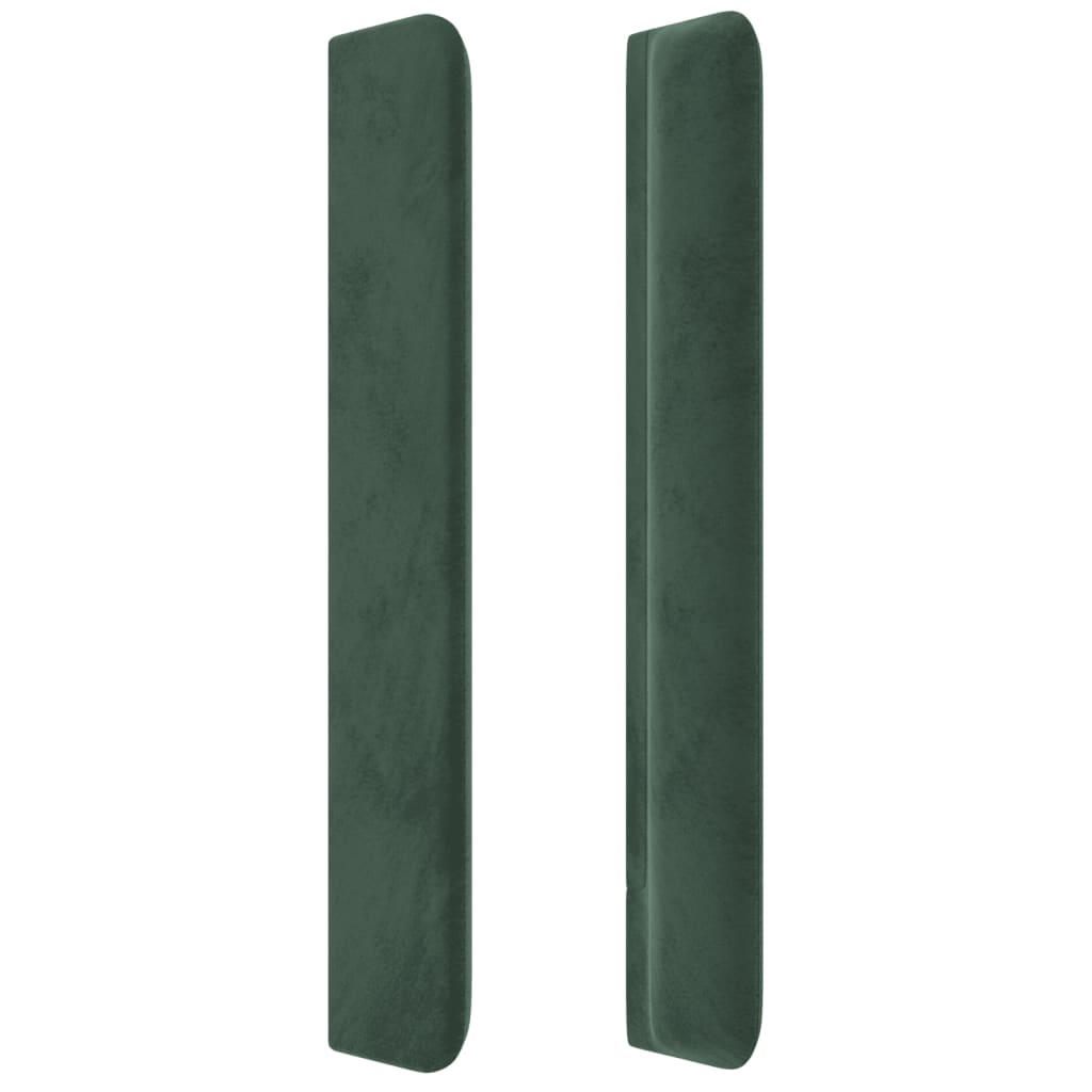 vidaXL Κεφαλάρι με Πτερύγια Πράσινο 83x16x118/128 εκ. Βελούδινο