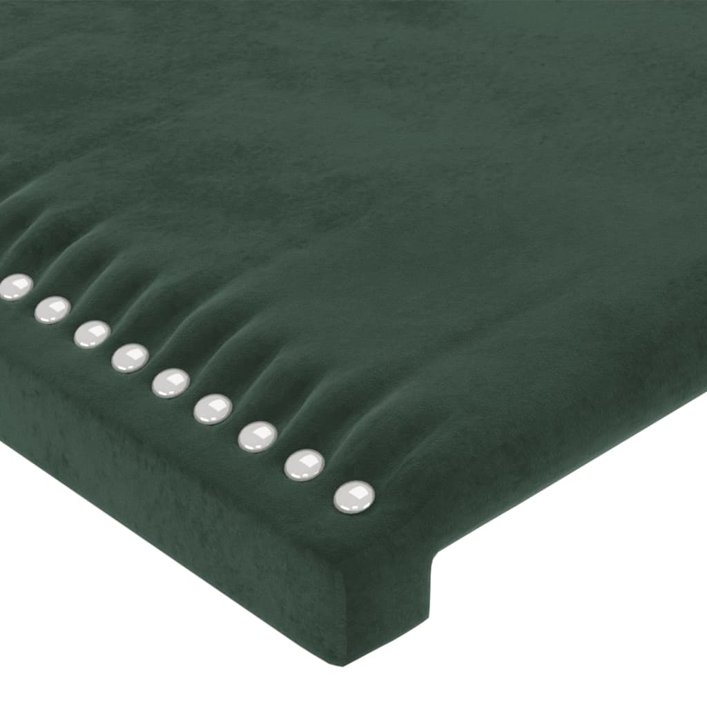 vidaXL Κεφαλάρι με Πτερύγια Πράσινο 83x16x118/128 εκ. Βελούδινο