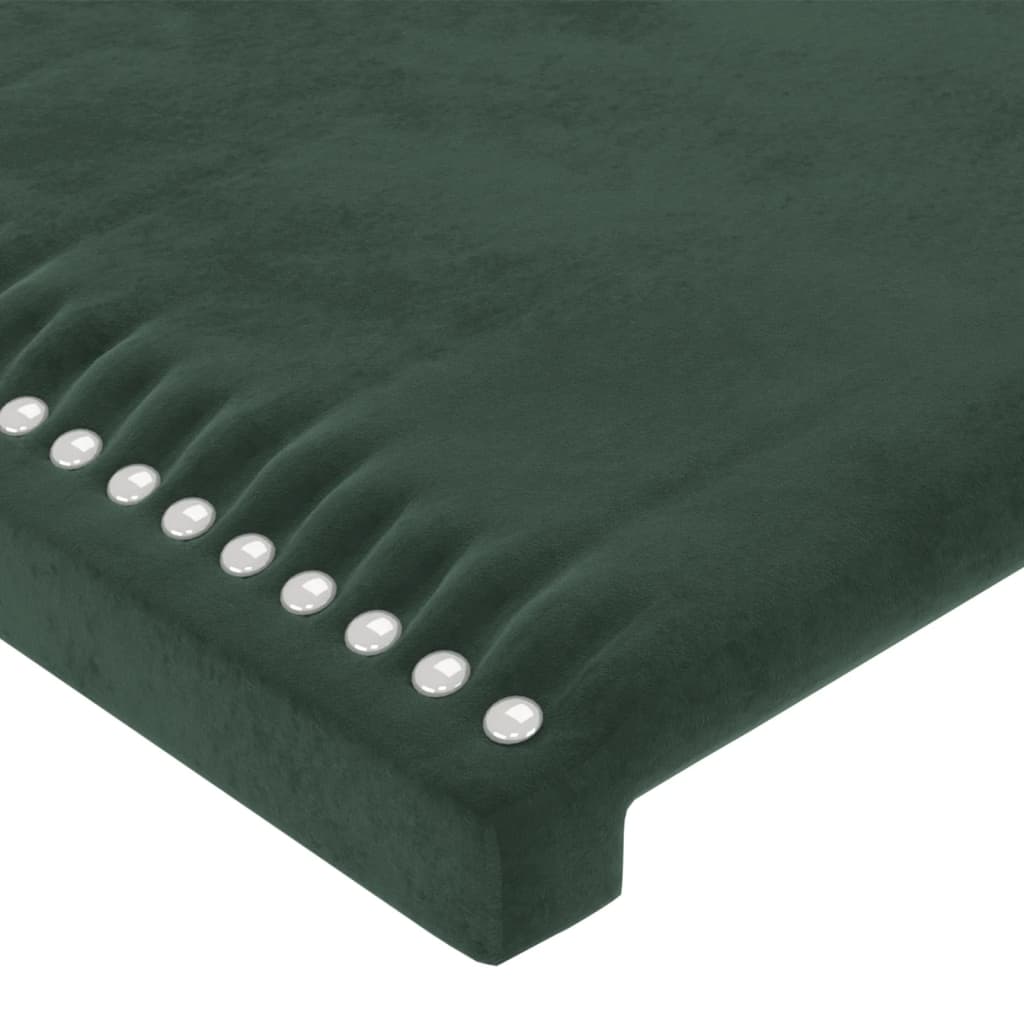 vidaXL Κεφαλάρι με Πτερύγια Πράσινο 183x16x118/128 εκ. Βελούδινο