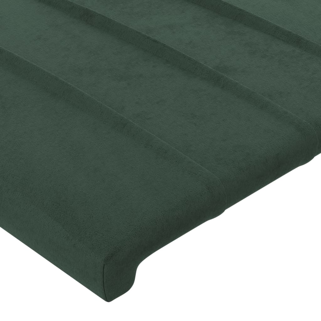 vidaXL Κεφαλάρι με Πτερύγια Πράσινο 163x16x118/128 εκ. Βελούδινο