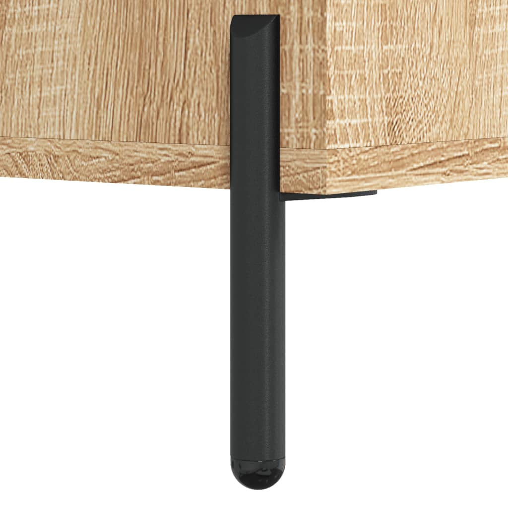 vidaXL Ντουλάπι Sonoma δρυς 69,5 x 34 x 180 εκ. από Επεξεργασμένο Ξύλο