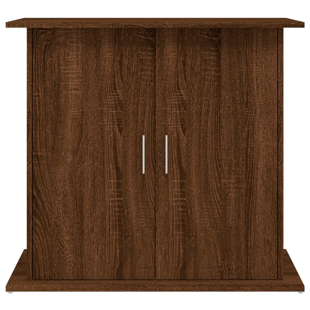 vidaXL Βάση Ενυδρείου Καφέ Δρυς 81x36x73 εκ. από Επεξεργασμένο Ξύλο