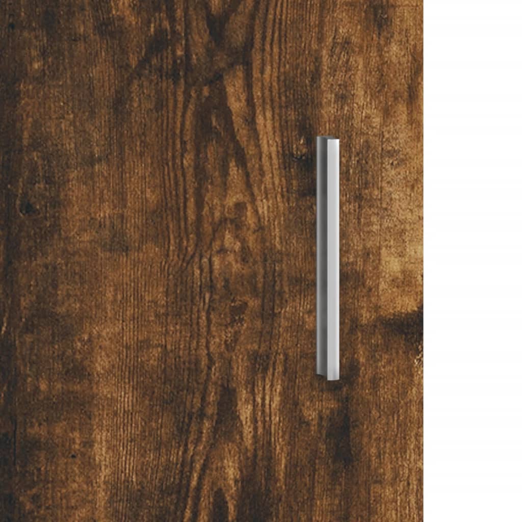 vidaXL Βάση Ενυδρείου Καπνιστή Δρυς 121x41x58 εκ. Επεξεργασμένο Ξύλο