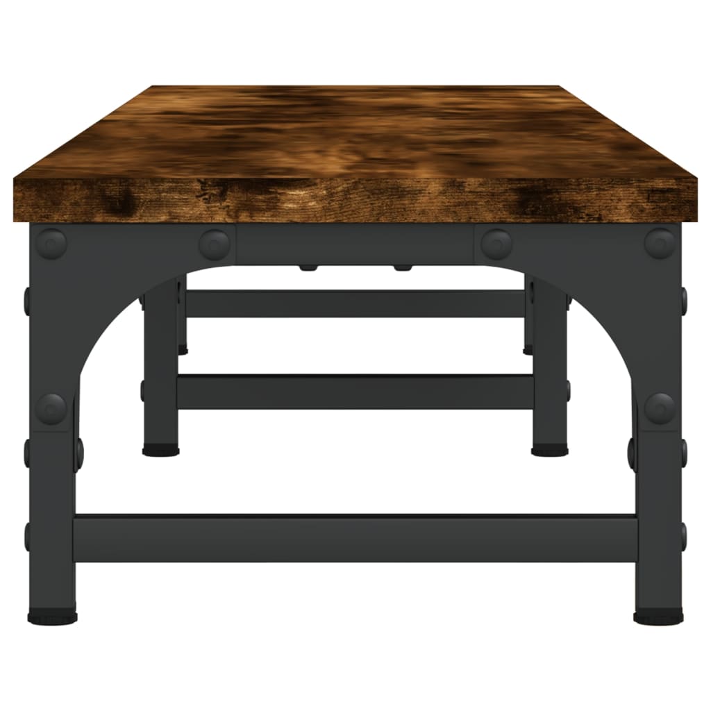 vidaXL Βάση Οθόνης Καπνιστή Δρυς 105x23x15,5 εκ. Επεξεργασμένο Ξύλο