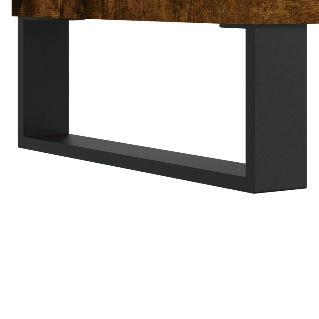 vidaXL Μπουφές Καπνιστή Δρυς 100 x 36 x 60 εκ. Επεξεργασμένο Ξύλο