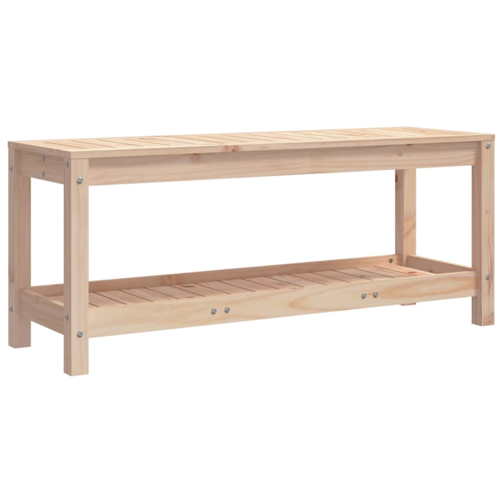 vidaXL Παγκάκι Κήπου 108 x 35 x 45 εκ. από Μασίφ Ξύλο Πεύκου