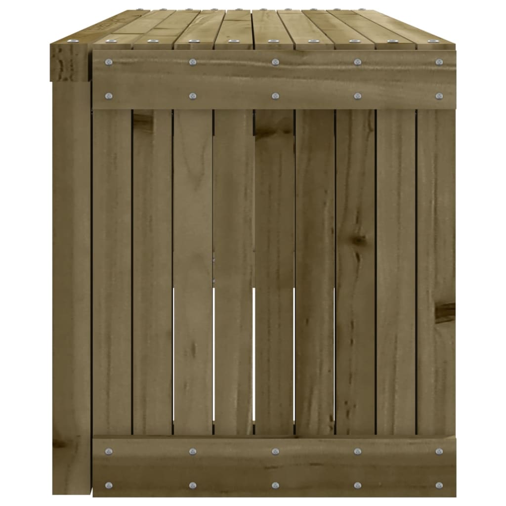 vidaXL Παγκάκι Κήπου Επεκτάσιμο 212,5x40,5x45 εκ Εμποτισμ. Ξύλο Πεύκου