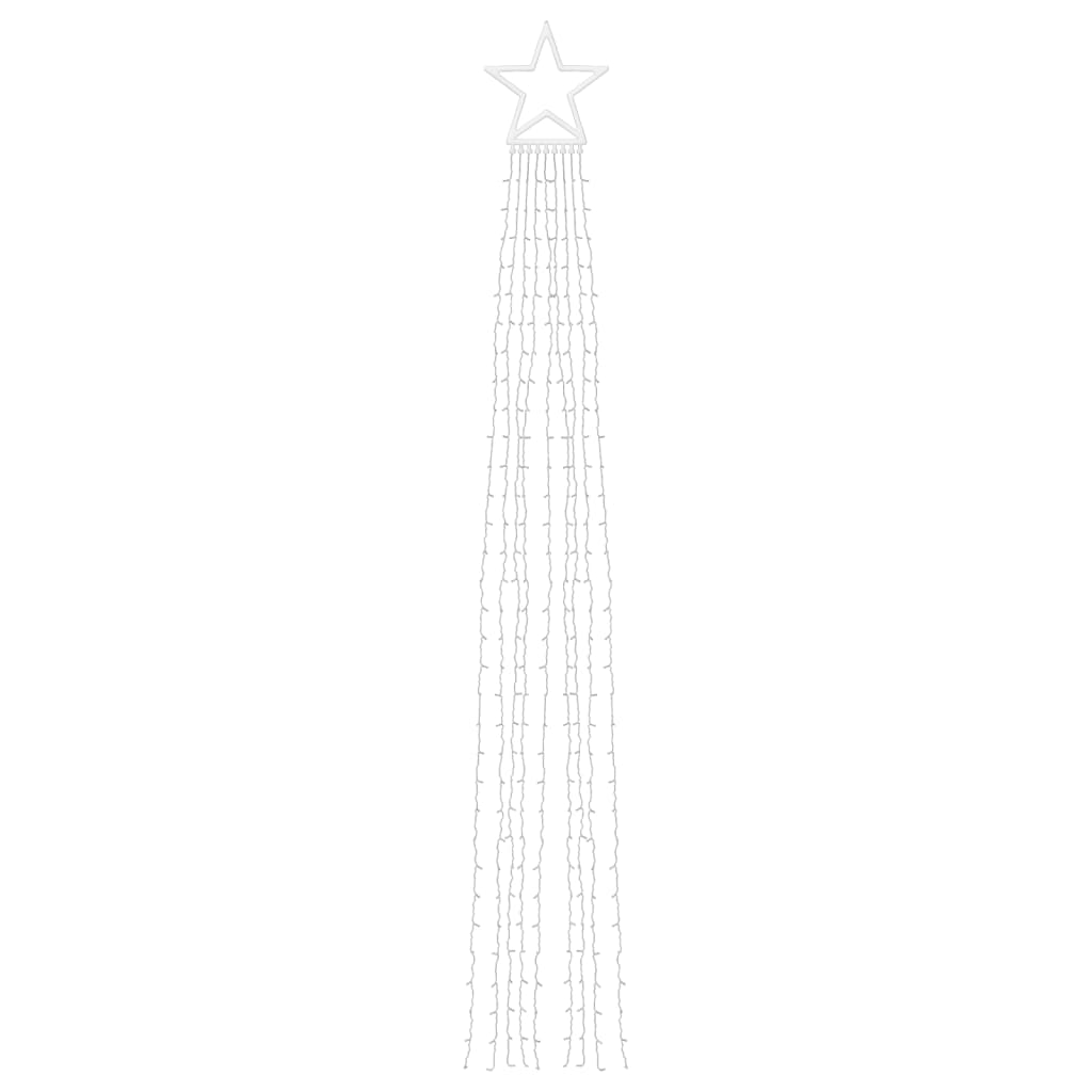 vidaXL Φωτιστικό Χριστουγεννιάτικο Δέντρο 320 LED Μπλε 375 εκ.