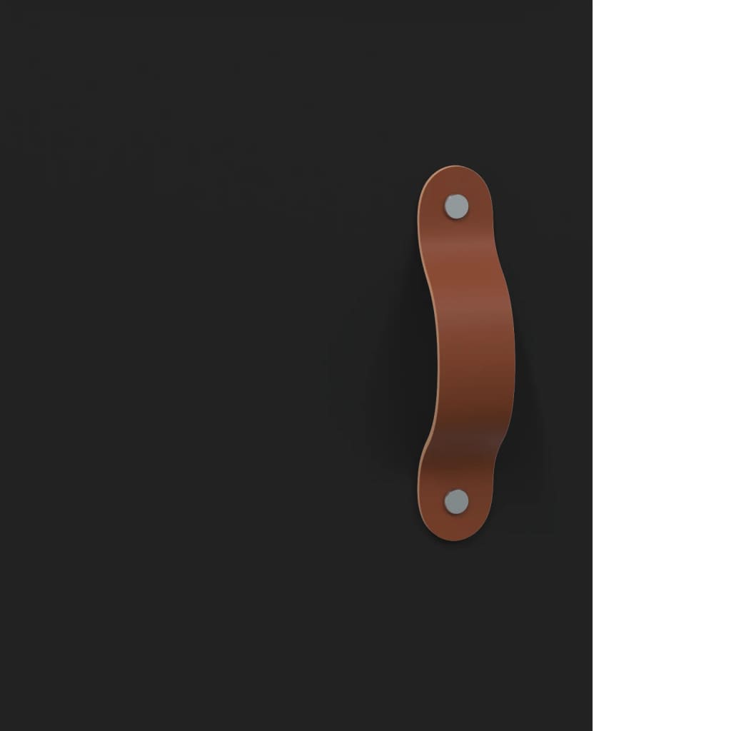 vidaXL Ντουλάπι Τοίχου Μαύρο 69,5 x 34 x 90 εκ.