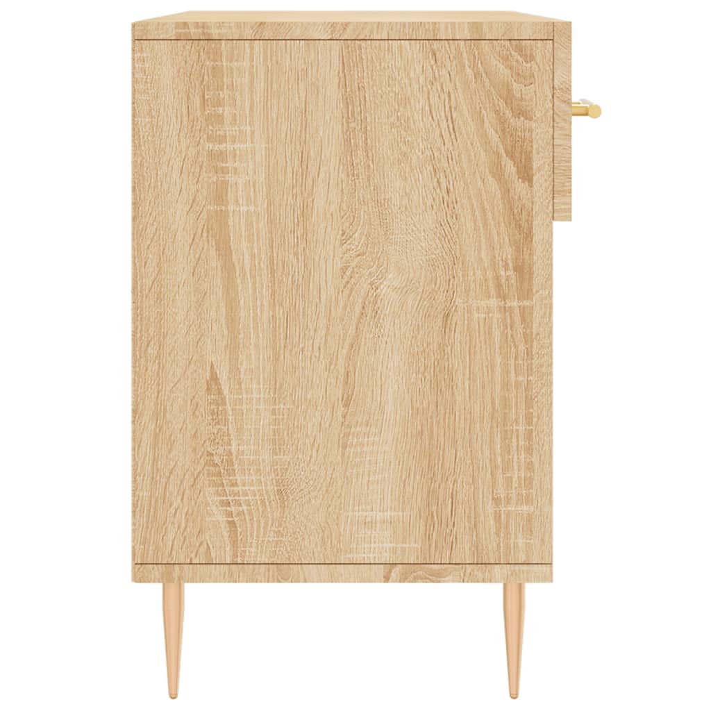 vidaXL Παπουτσοθήκη Sonoma Δρυς 102x35x55 εκ. από Επεξεργασμένο Ξύλο