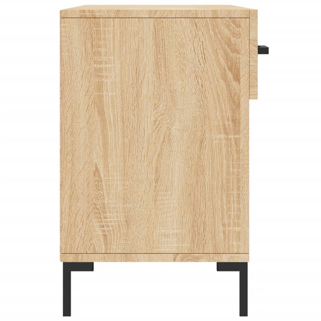 vidaXL Παπουτσοθήκη Sonoma Δρυς 102x35x55 εκ. από Επεξεργασμένο Ξύλο