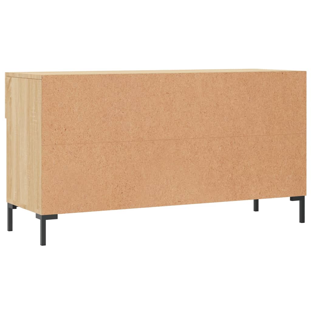 vidaXL Παπουτσοθήκη Sonoma Δρυς 102x35x55 εκ. από Επεξεργασμένο Ξύλο