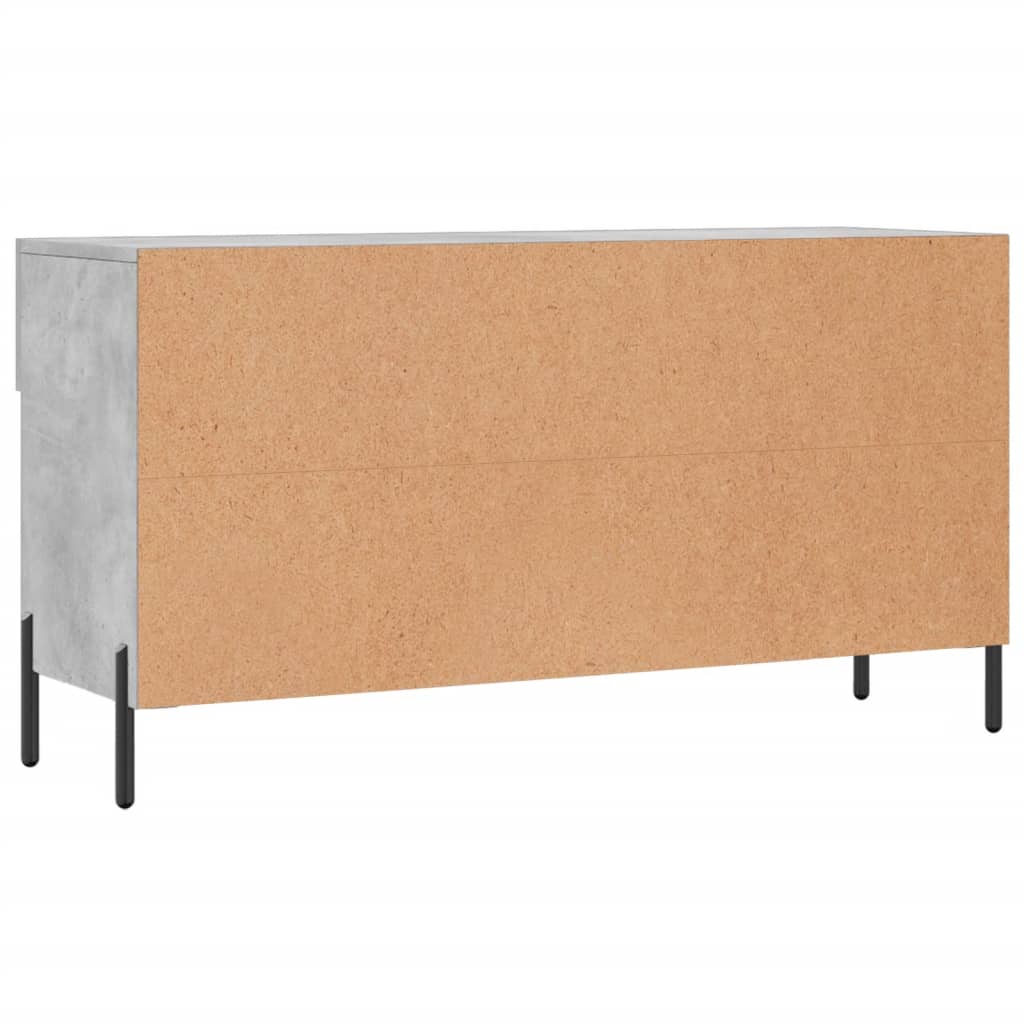 vidaXL Παπουτσοθήκη Γκρι Σκυρ. 102x35x55 εκ. από Επεξεργασμένο Ξύλο