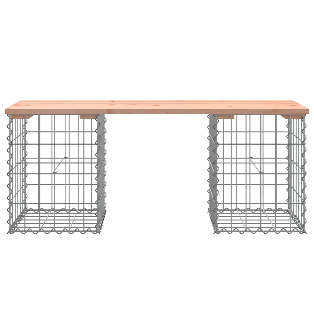 vidaXL Πάγκος Κήπου Συρματοκιβώτιο 103x31x42 εκ. Μασίφ Ψευδοτσούγκα