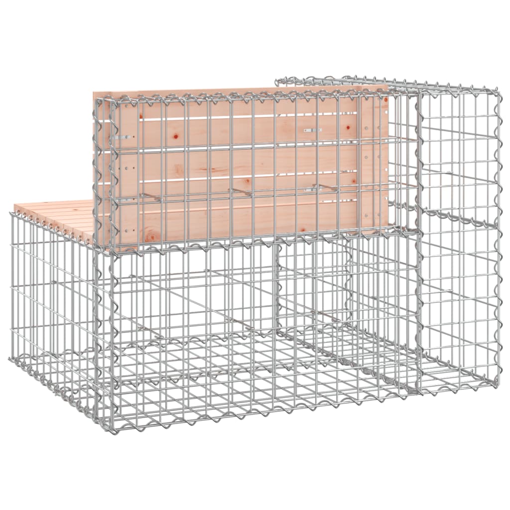 vidaXL Παγκάκι Συρματοκιβώτιο 92x71x65,5 εκ. Μασίφ Ξύλο Ψευδοτσούγκας