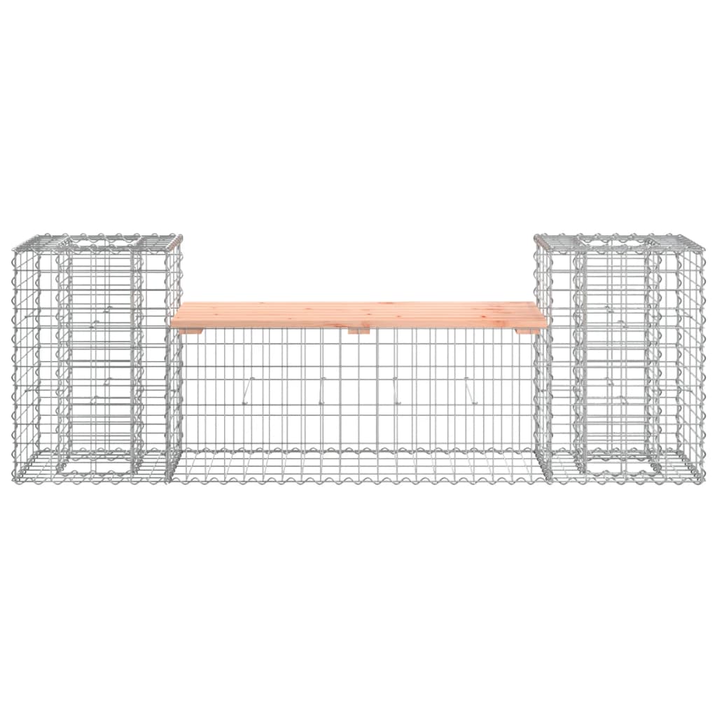 vidaXL Παγκάκι Συρματοκιβώτιο 183x41x60,5 εκ. Μασίφ Ξύλο Ψευδοτσούγκας