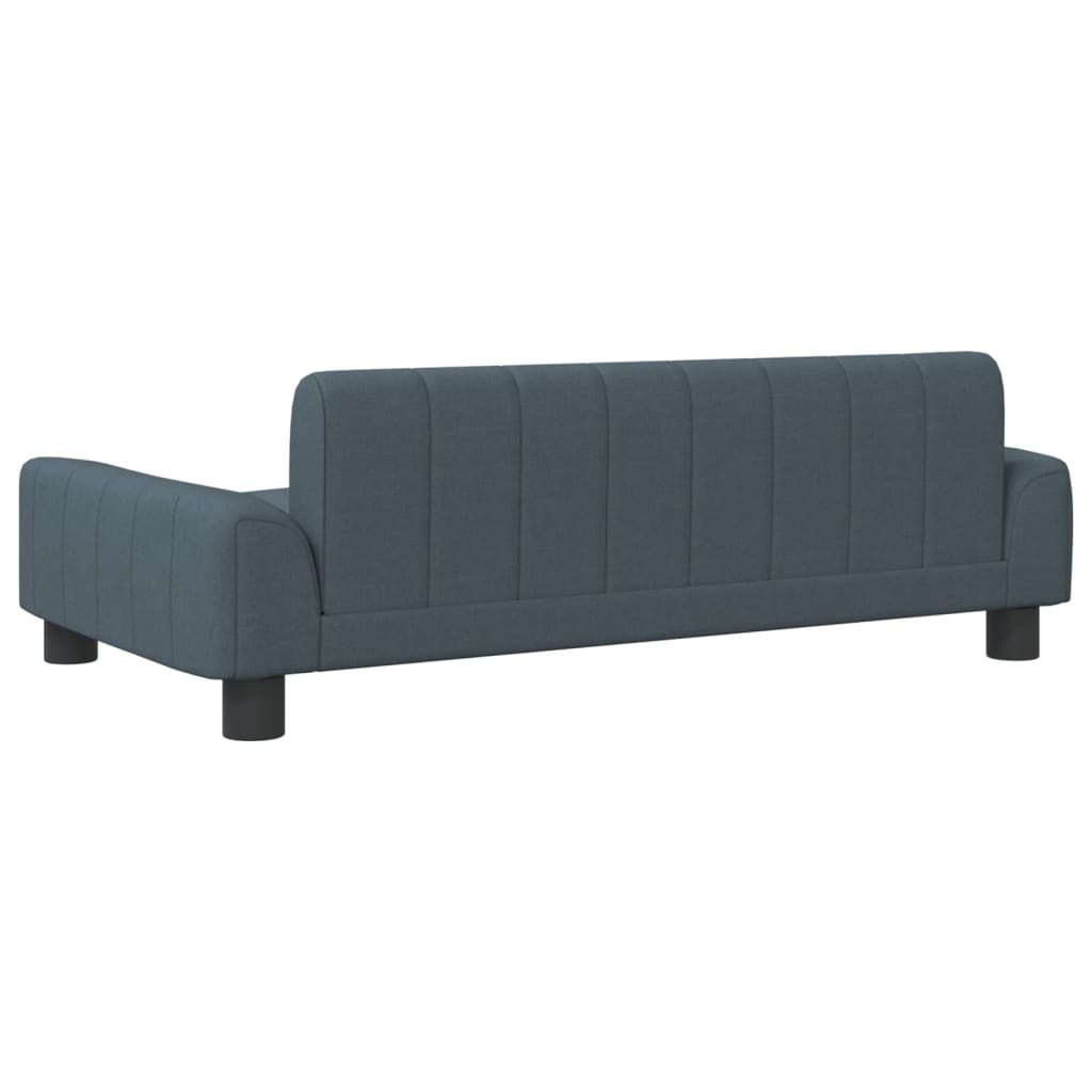 vidaXL Καναπές Παιδικός Σκούρο Γκρι 90 x 53 x 30 εκ. από Ύφασμα