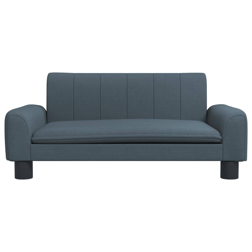 vidaXL Καναπές Παιδικός Σκούρο Γκρι 70x45x30 εκ. από Ύφασμα