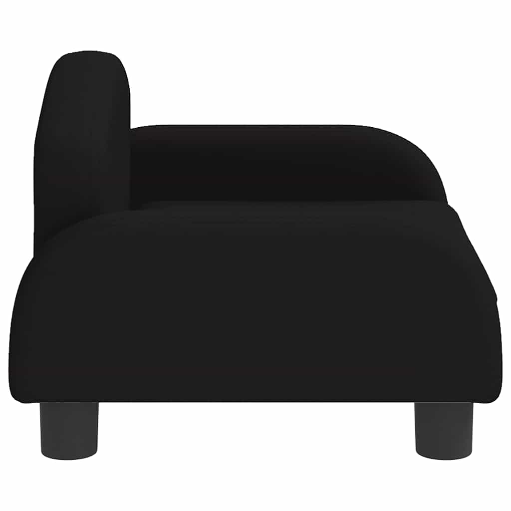 vidaXL Καναπές Παιδικός Μαύρο 50x40x30 εκ. από Ύφασμα