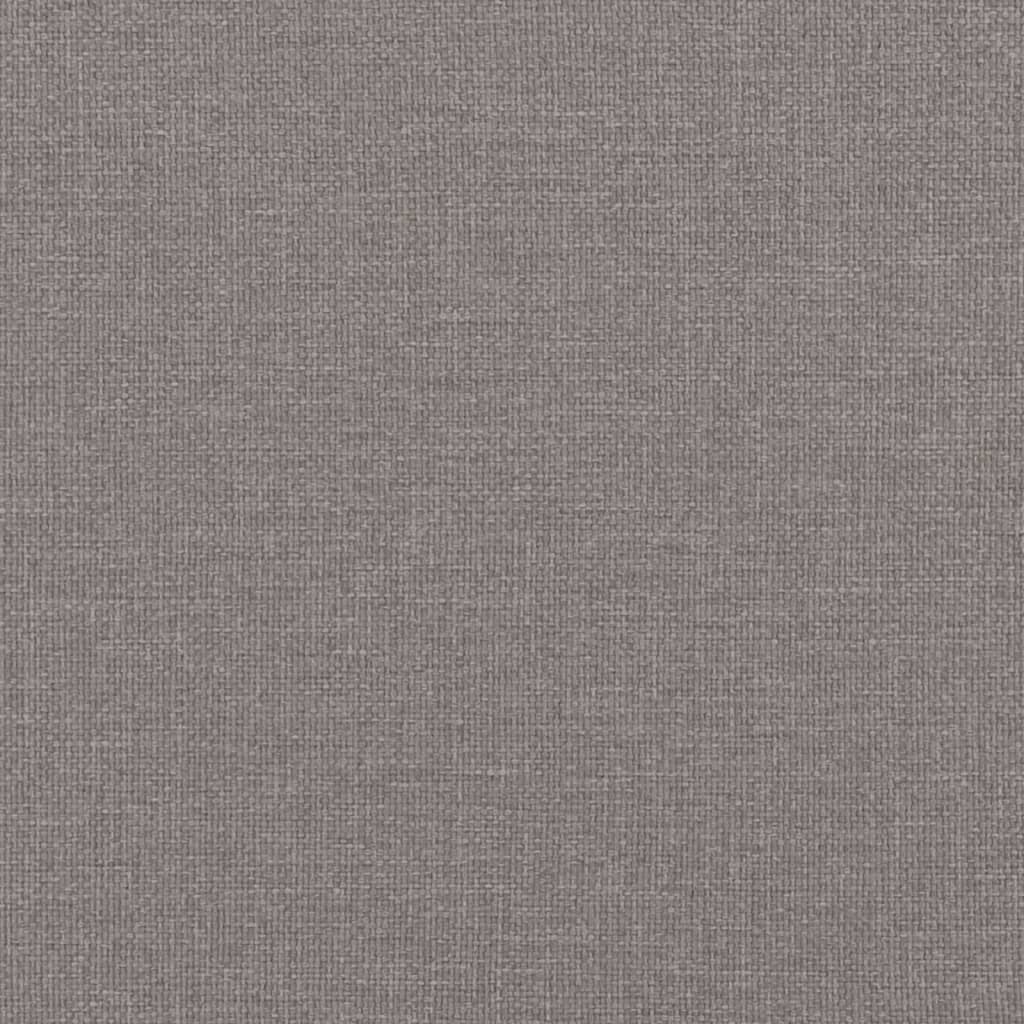 vidaXL Καναπές Κρεβάτι Συρόμενος Taupe 80x200 εκ. Υφασμάτινος Στρώματα