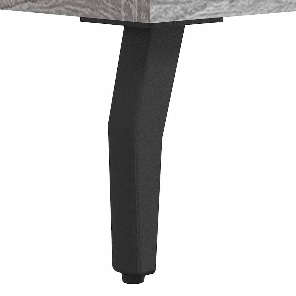 vidaXL Ντουλάπι Γκρι Sonoma 69,5 x 34 x 180 εκ. Επεξεργασμένο Ξύλο