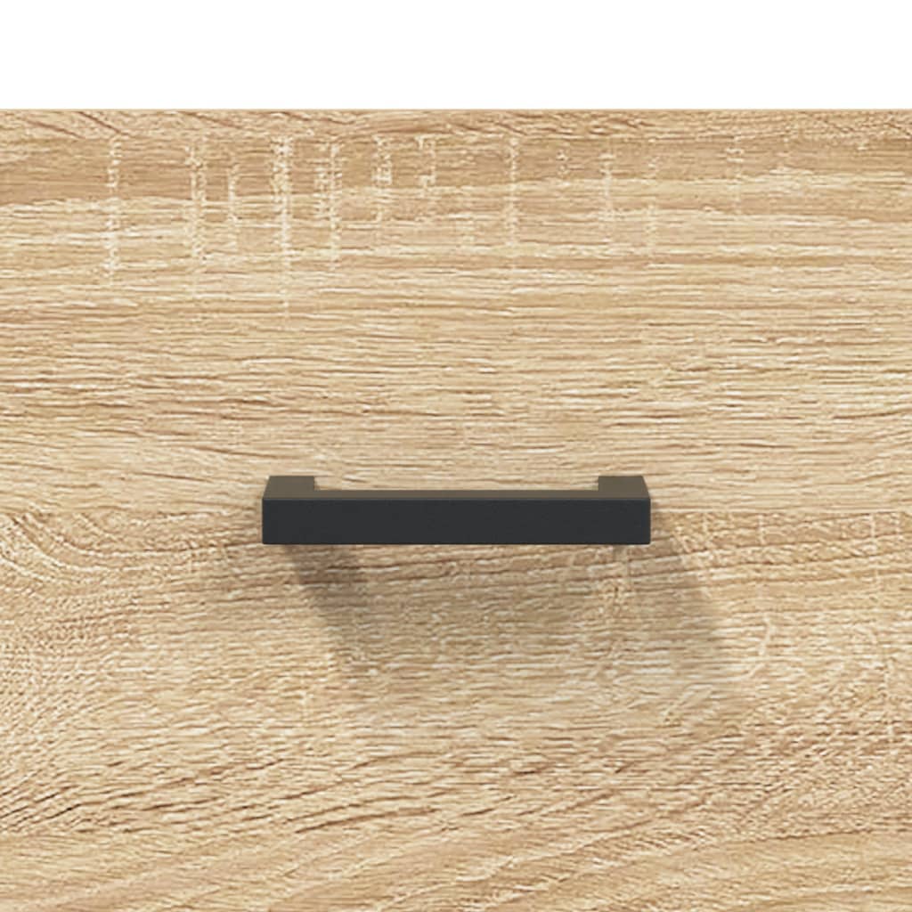 vidaXL Ντουλάπι Sonoma δρυς 69,5 x 34 x 180 εκ. από Επεξεργασμένο Ξύλο