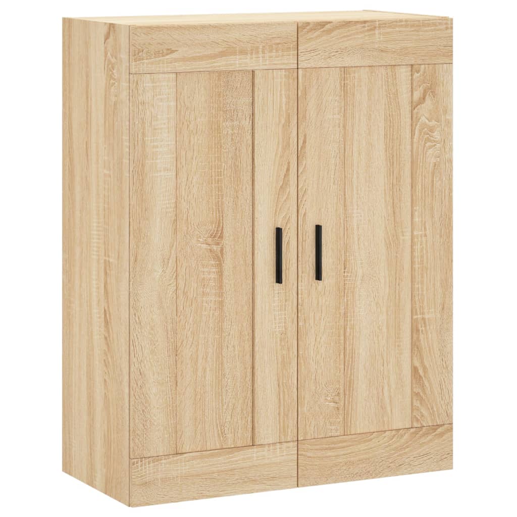vidaXL Ντουλάπι Sonoma δρυς 69,5 x 34 x 180 εκ. από Επεξεργασμένο Ξύλο