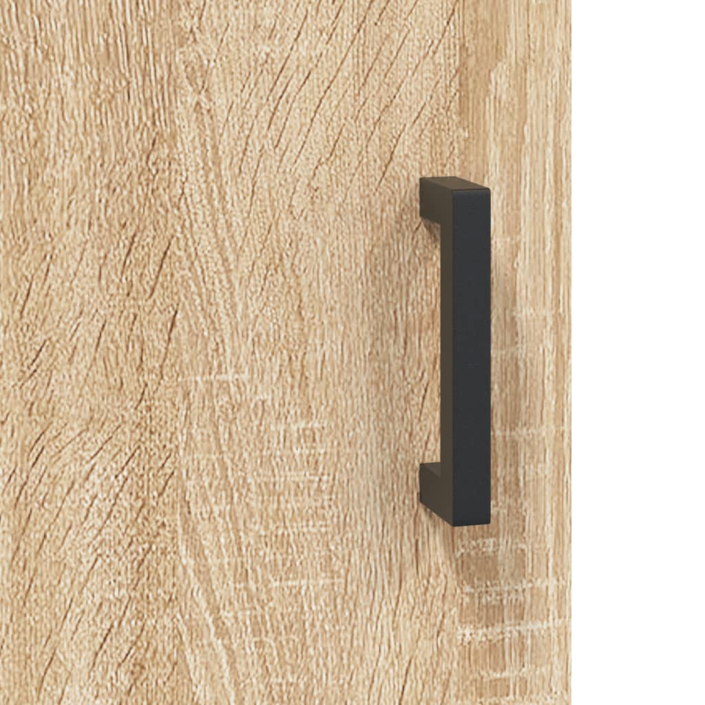 vidaXL Ντουλάπι Sonoma δρυς 69,5 x 34 x 180 εκ. από Επεξεργασμένο Ξύλο