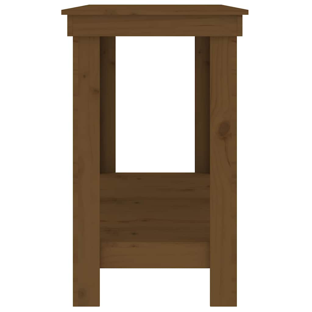 vidaXL Πάγκος Εργασίας Μελί Καφέ 180 x 50 x 80 εκ. Μασίφ Ξύλο Πεύκο