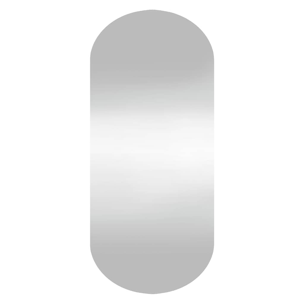 vidaXL Καθρέφτης Τοίχου Οβάλ 35 x 80 εκ. από Γυαλί