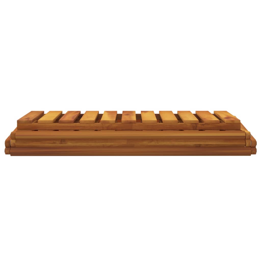 vidaXL Ραφιέρα με 3 Επίπεδα Καφέ 70x31x63 εκ. από Μασίφ Ξύλο Ακακίας