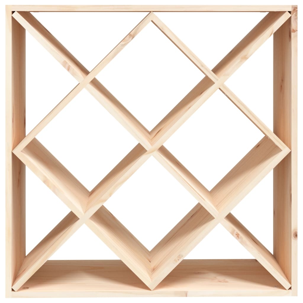 vidaXL Κάβα Κρασιών 62 x 25 x 62 εκ. από Μασίφ Ξύλο Πεύκου