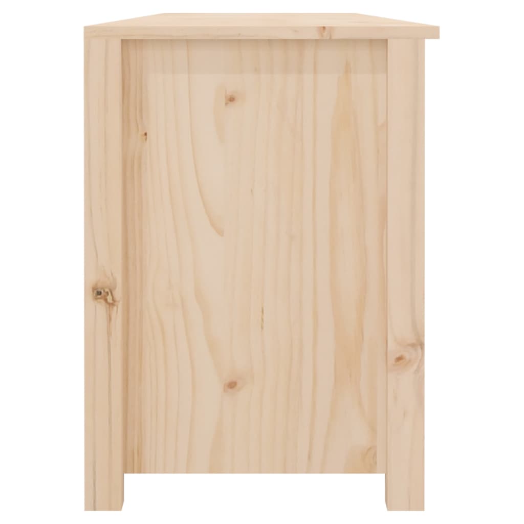 vidaXL Παπουτσοθήκη 160 x 36,5 x 50 εκ. από Μασίφ Ξύλο Πεύκου