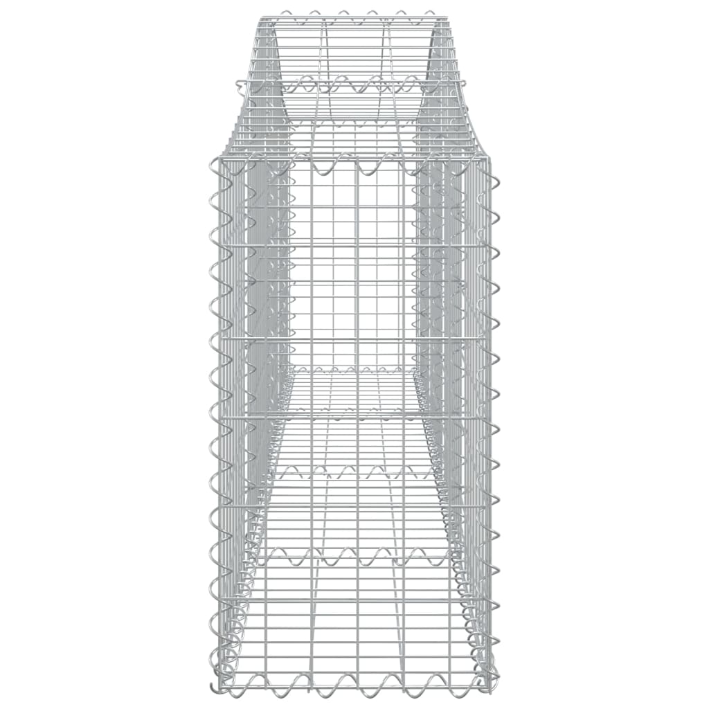 vidaXL Συρματοκιβώτια Τοξωτά 13 τεμ. 200x30x60/80 εκ. Γαλβαν. Ατσάλι