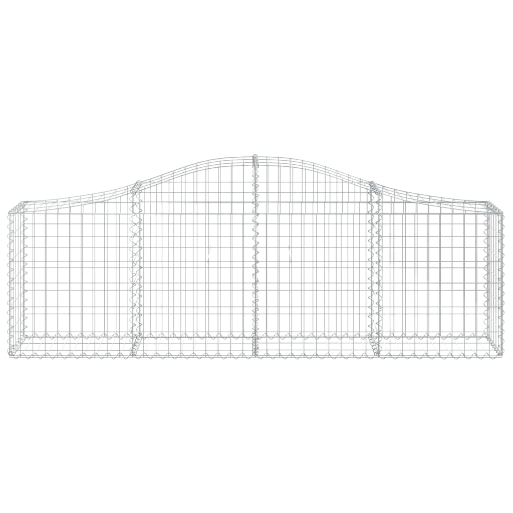 vidaXL Συρματοκιβώτια Τοξωτά 20 τεμ. 200x30x60/80 εκ. Γαλβαν. Ατσάλι