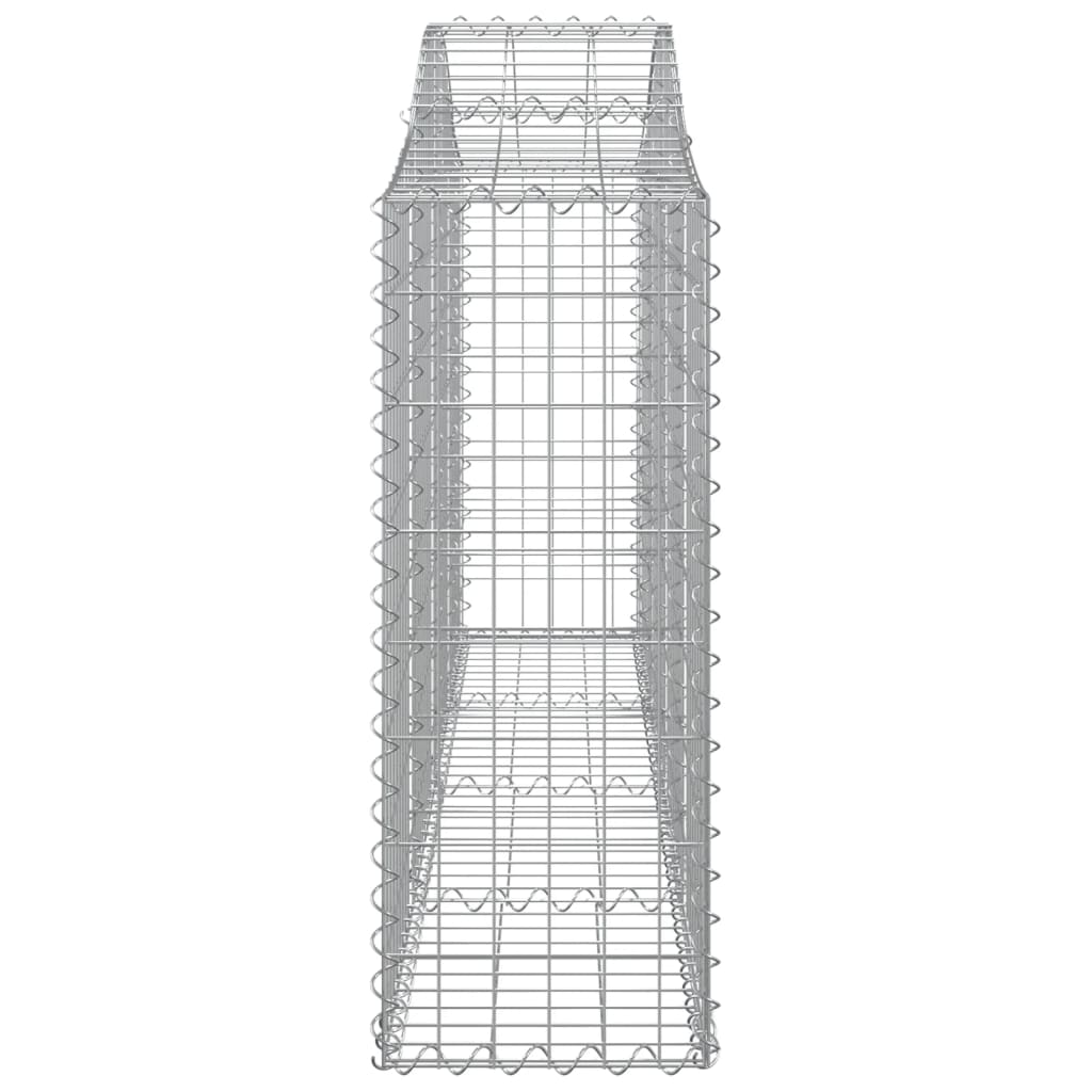 vidaXL Συρματοκιβώτια Τοξωτά 50 τεμ. 200x30x80/100 εκ. Γαλβαν. Ατσάλι