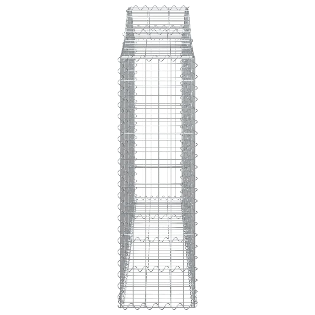 vidaXL Συρματοκιβώτια Τοξωτά 50 τεμ. 200x30x100/120 εκ. Γαλβαν. Ατσάλι