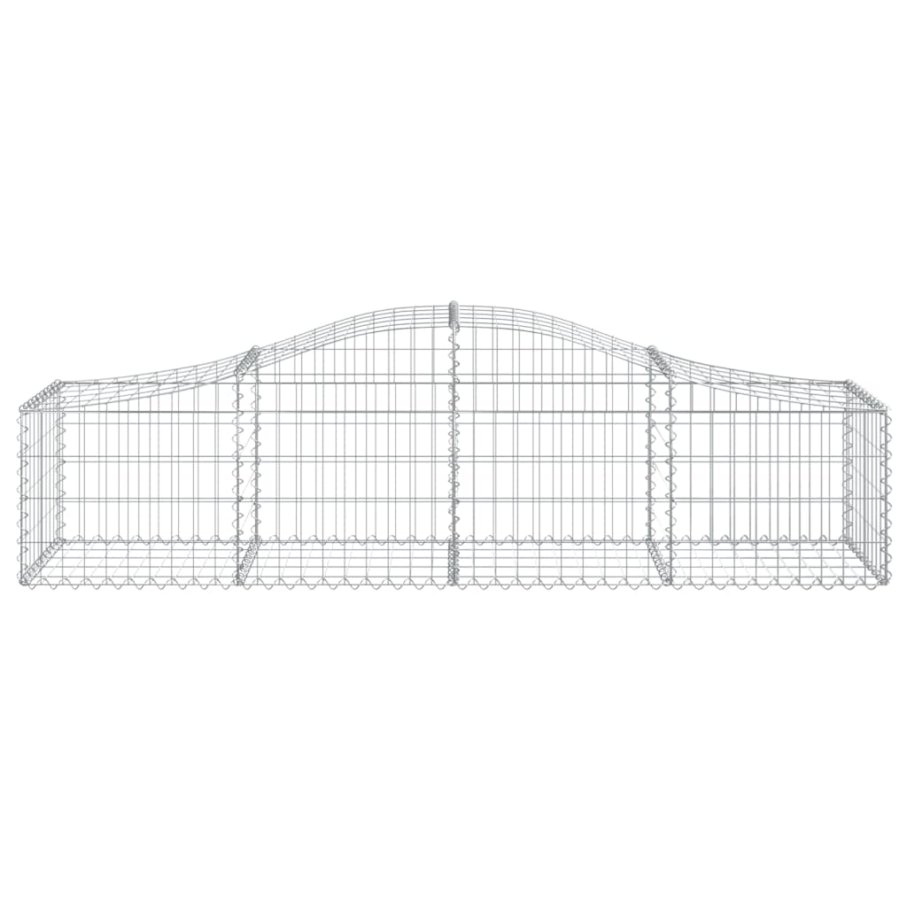 vidaXL Συρματοκιβώτια Τοξωτά 20 τεμ. 200x50x40/60 εκ. Γαλβαν. Ατσάλι