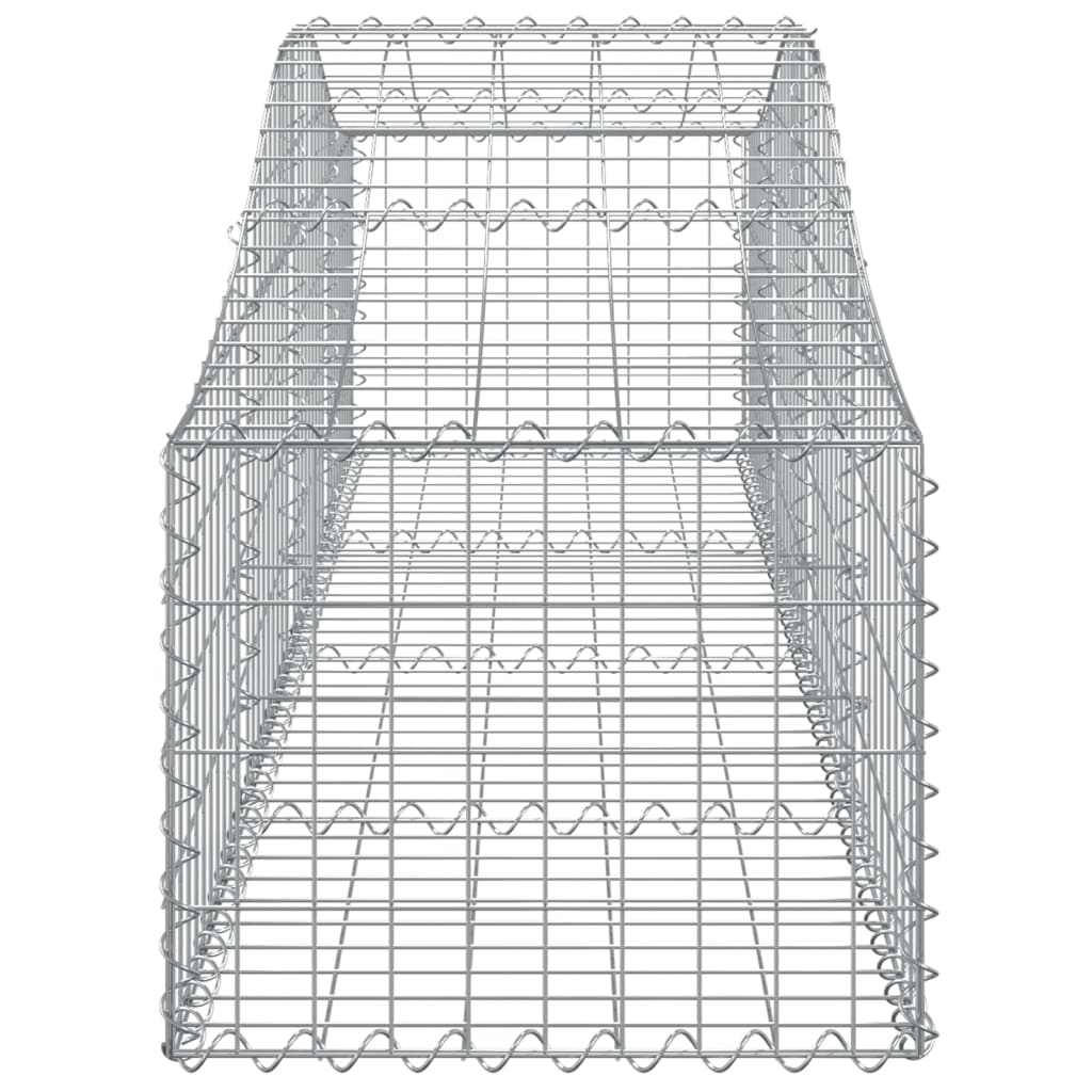 vidaXL Συρματοκιβώτια Τοξωτά 20 τεμ. 200x50x40/60 εκ. Γαλβαν. Ατσάλι