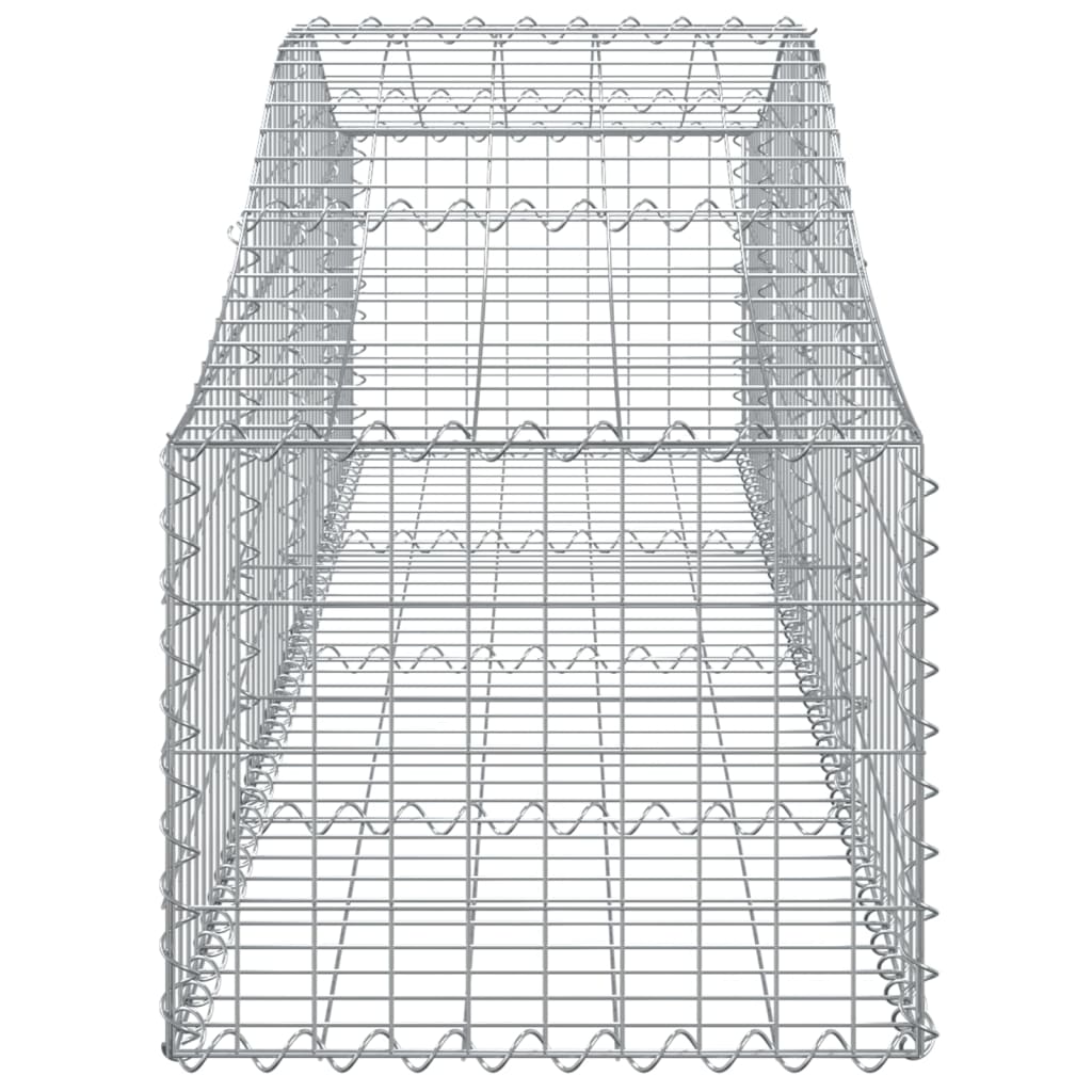 vidaXL Συρματοκιβώτια Τοξωτά 25 τεμ. 200x50x40/60 εκ. Γαλβαν. Ατσάλι