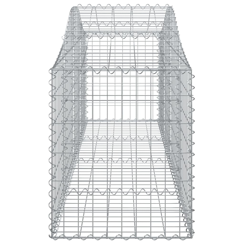 vidaXL Συρματοκιβώτια Τοξωτά 30 τεμ. 200x50x60/80 εκ. Γαλβαν. Ατσάλι