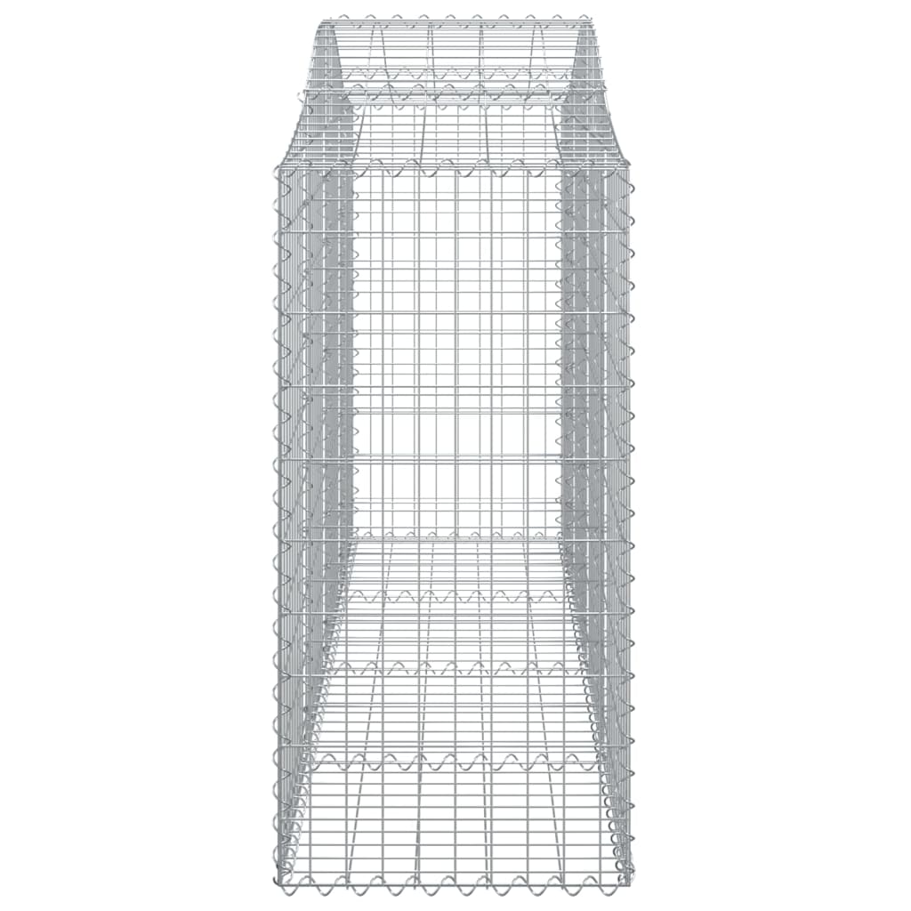 vidaXL Συρματοκιβώτια Τοξωτά 50 τεμ. 200x50x100/120 εκ. Γαλβαν. Ατσάλι