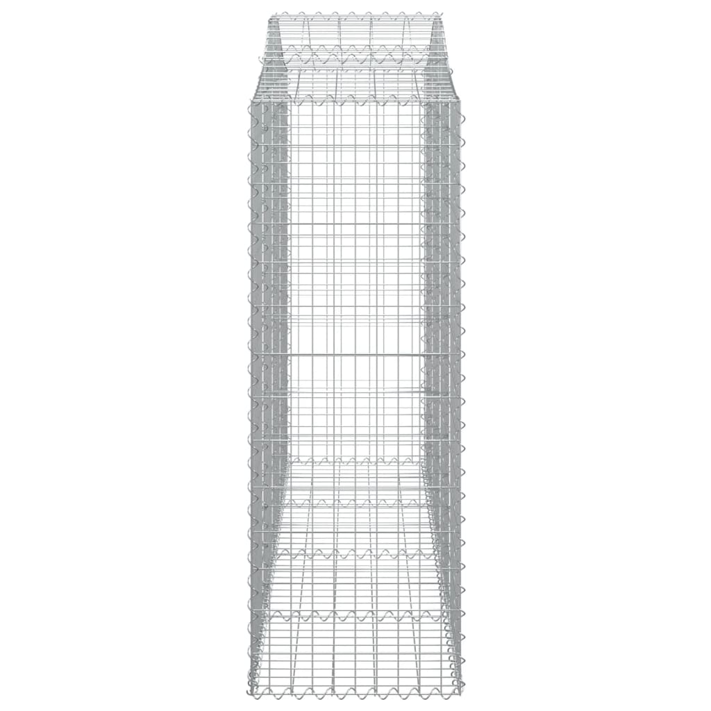 vidaXL Συρματοκιβώτια Τοξωτά 20 τεμ. 200x50x140/160 εκ. Γαλβαν. Ατσάλι