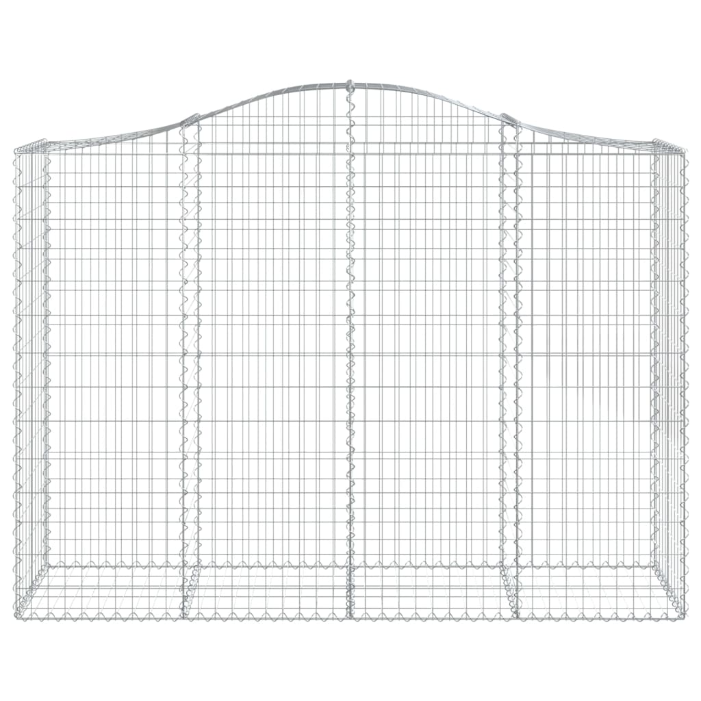 vidaXL Συρματοκιβώτια Τοξωτά 50 τεμ. 200x50x140/160 εκ. Γαλβαν. Ατσάλι