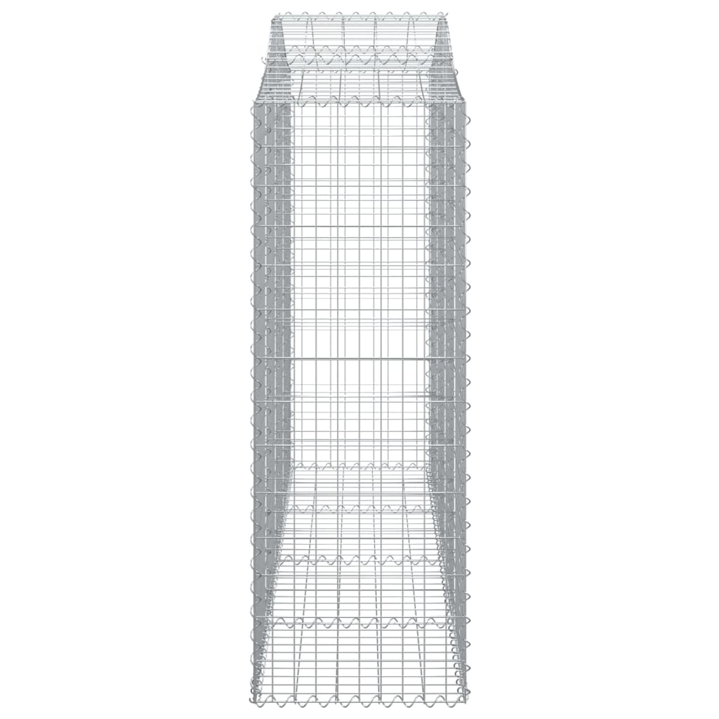 vidaXL Συρματοκιβώτια Τοξωτά 50 τεμ. 200x50x140/160 εκ. Γαλβαν. Ατσάλι