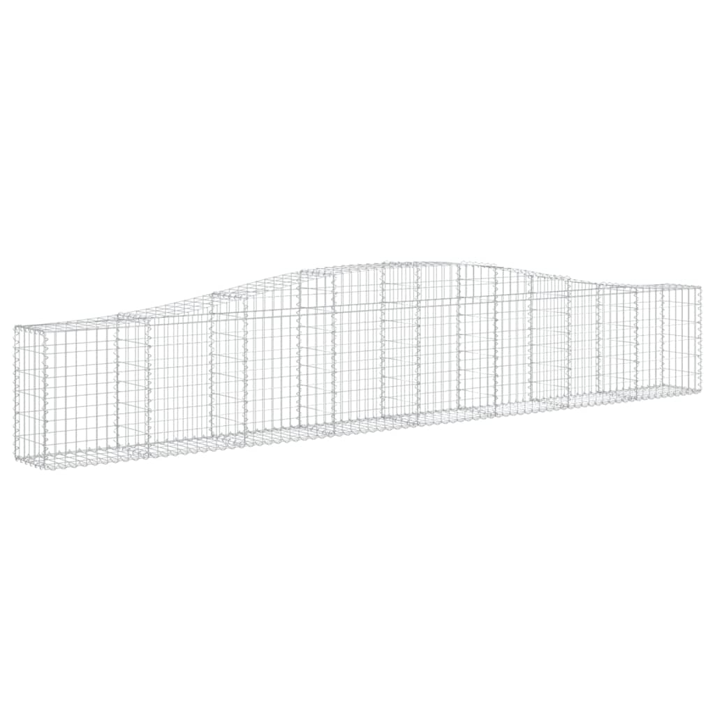 vidaXL Συρματοκιβώτια Τοξωτά 20 τεμ. 400x30x60/80 εκ. Γαλβαν. Ατσάλι
