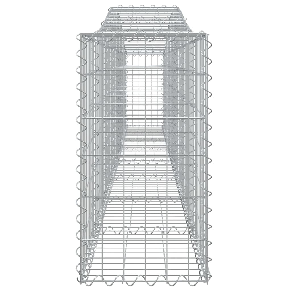 vidaXL Συρματοκιβώτια Τοξωτά 25 τεμ. 400x30x60/80 εκ. Γαλβαν. Ατσάλι